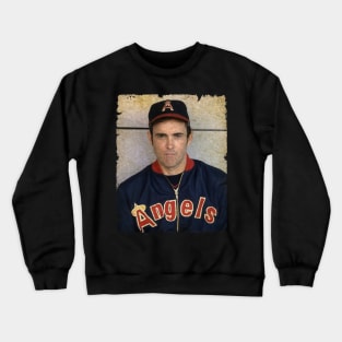 Nolan Ryan in Los Angeles Angels of Anaheim Crewneck Sweatshirt